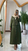 کت دامن زنانه جلو دکمه سروناز
