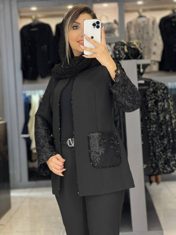 کت مجلسی زنانه مزونی مدل دلربا